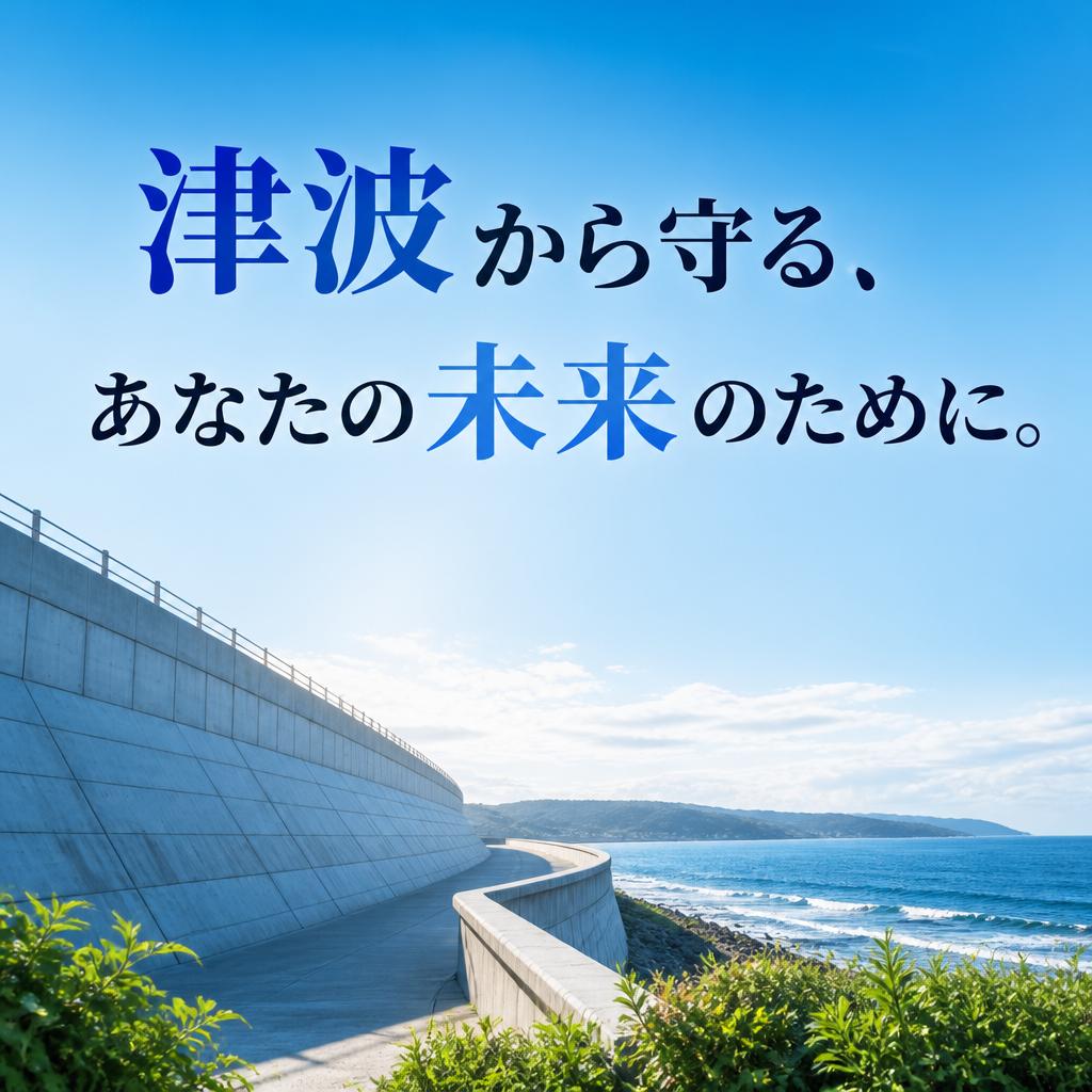 津波から守る、あなたの未来のために。