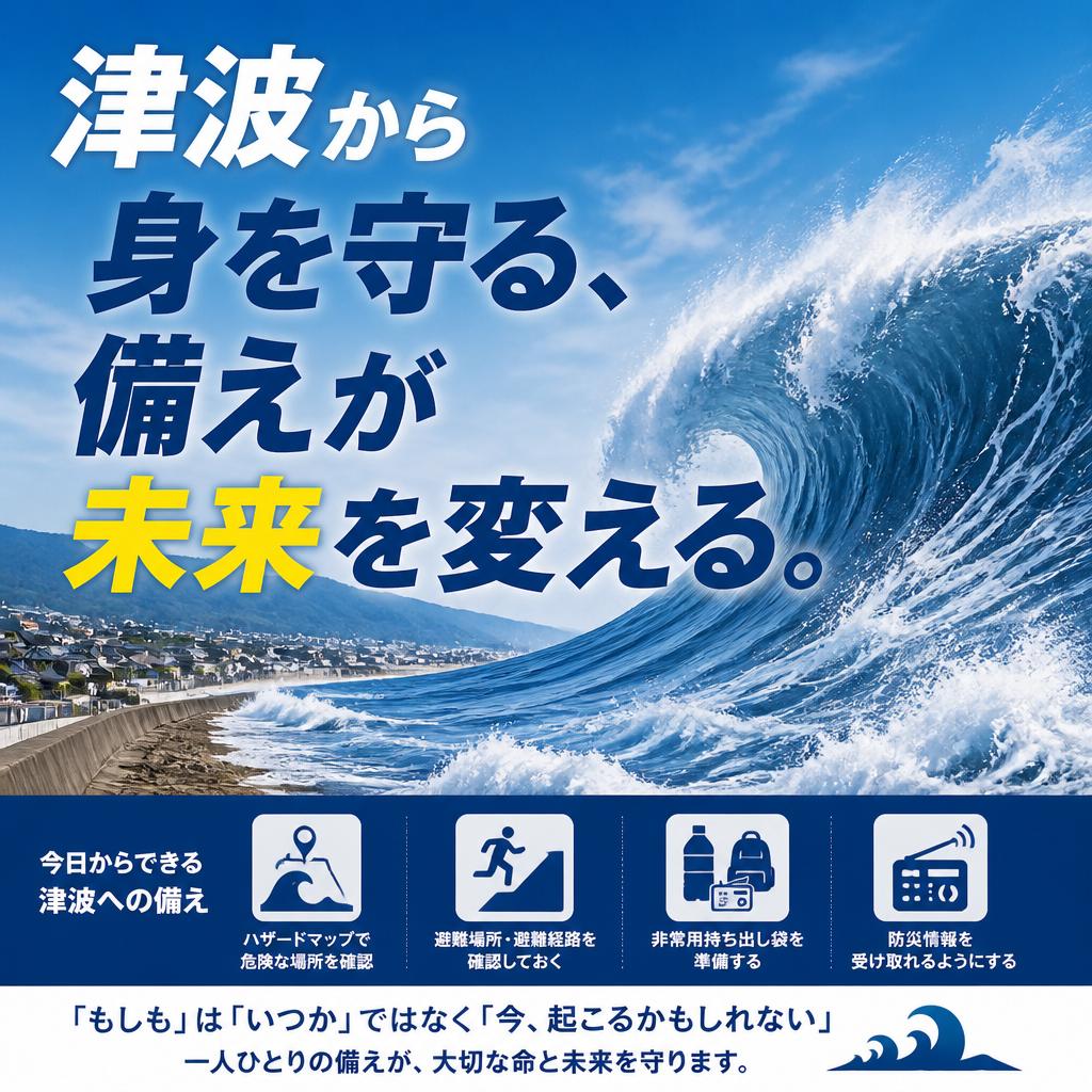 津波から身を守る、備えが未来を変える。｜防災のコンサルなら株式会社Re.start